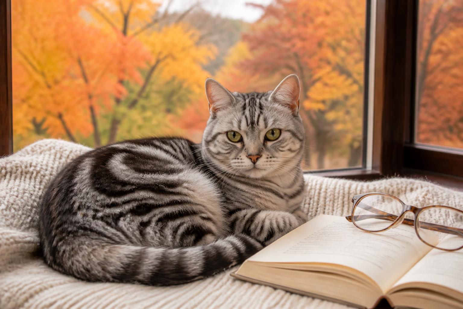 Weekly Children's Poetry Roundup - 2026-12-09 Cat with glasses reading a book